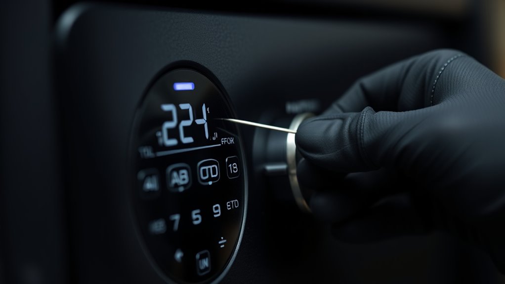 accessing a locked gun safe