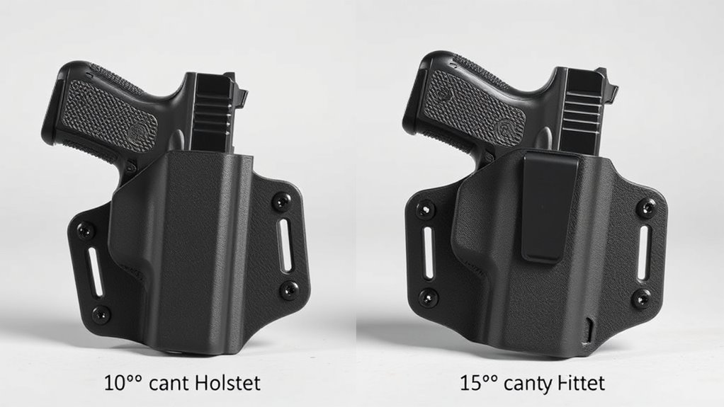 cant angle affects draw