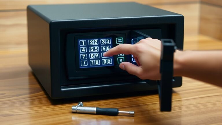 change gun safe combination