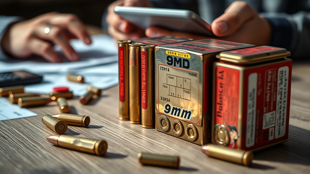 cost influencers for 9mm ammo