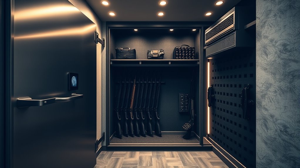 creating a secure firearm space