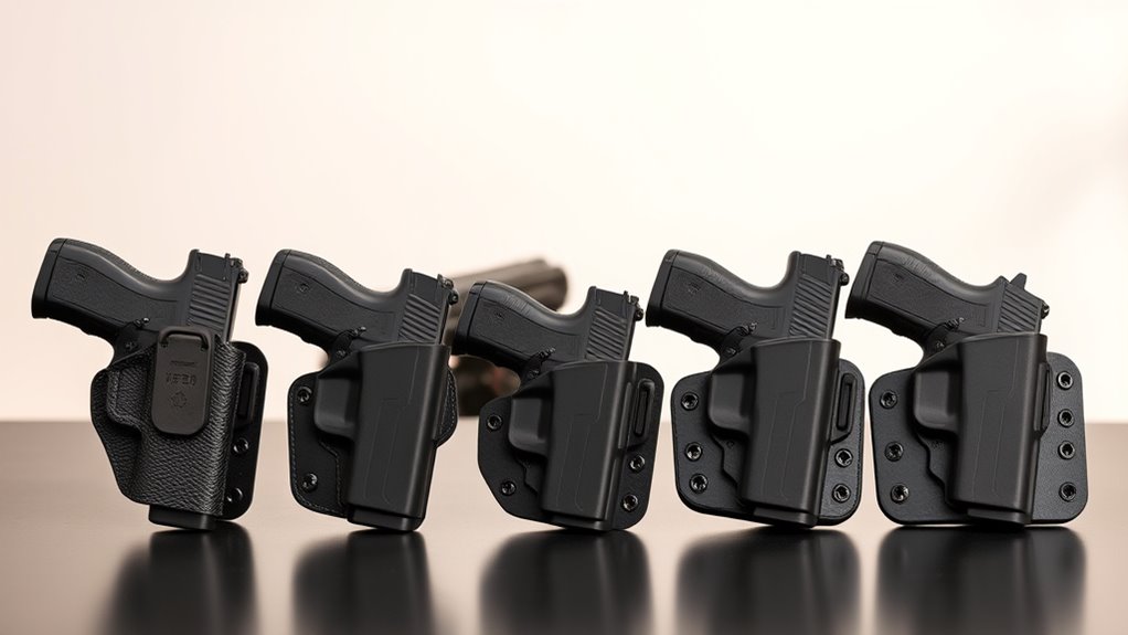 holster comparison for firearms