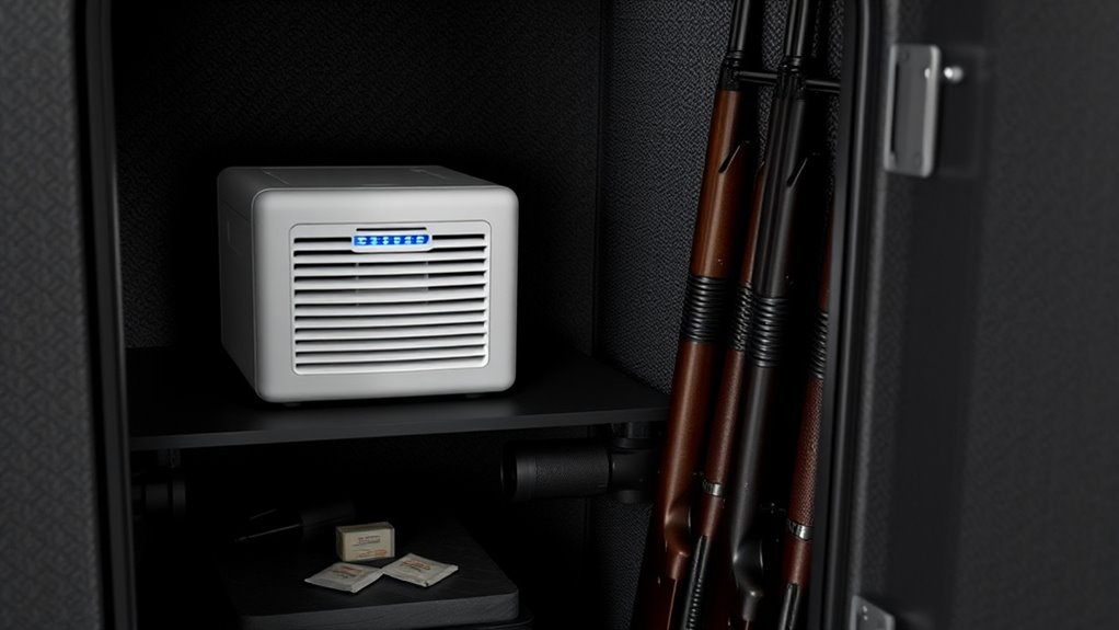 optimize gun safe humidity