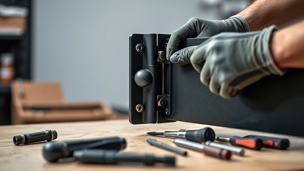 safe door removal precautions