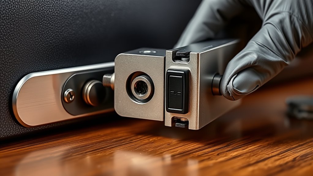 safely detach gun safe