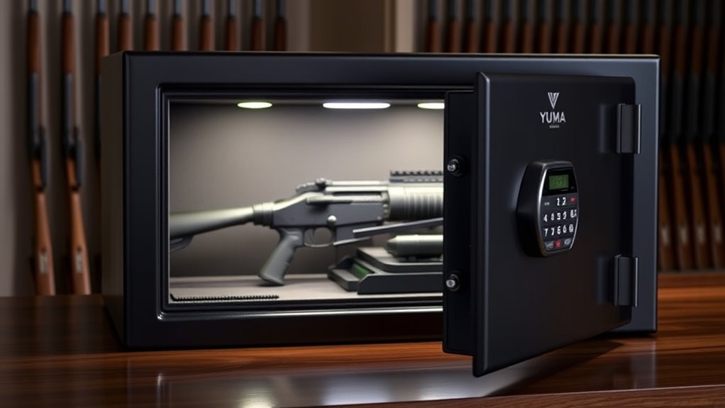 secure flexible firearm storage