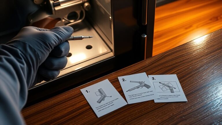 unlocking a gun safe