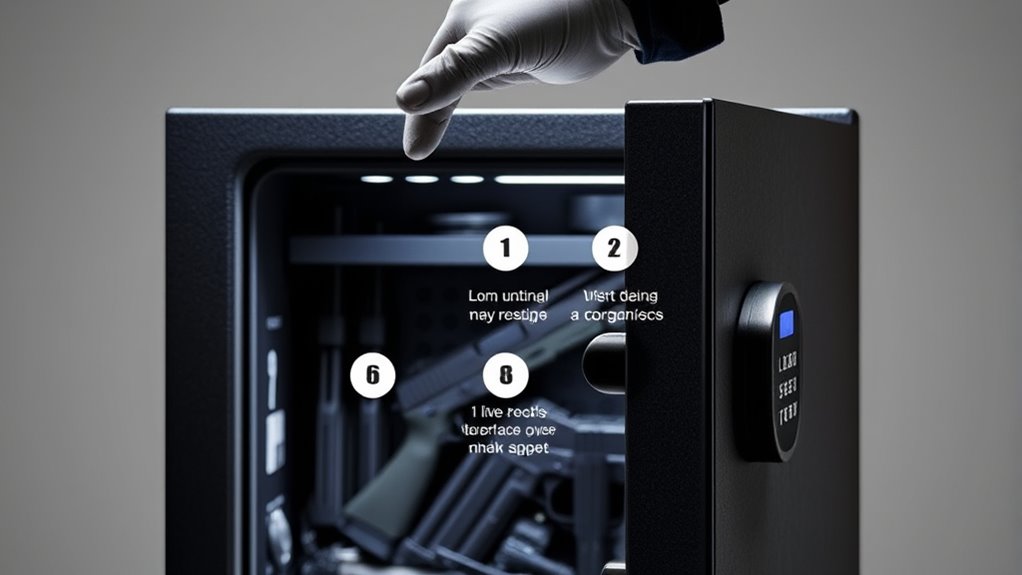 unlocking your gun safe