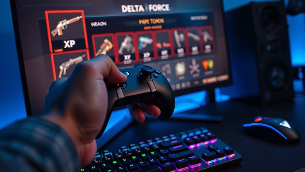 utilize weapon xp tokens