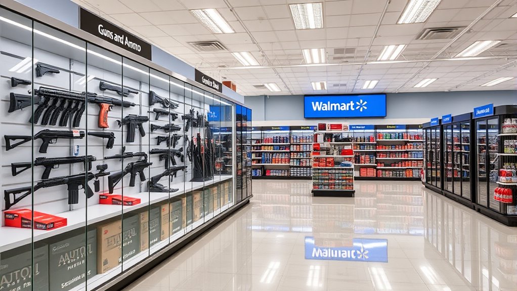 walmart sells guns regionally